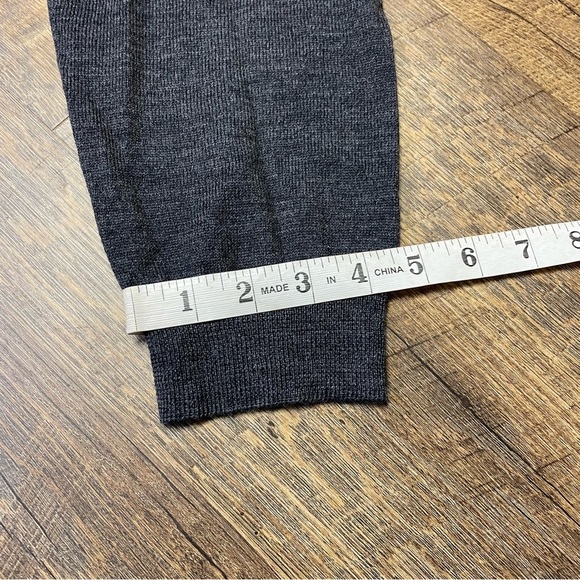 Tasso Elba Merino Wool Blend Mock Neck Solid Pullover Sweater Mens 3XL Dark Gray - Picture 10 of 11